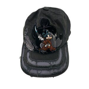 Disney Parks Mickey Jedi Knight Star Wars Distressed Hook N Loop Hat Cap YOUTH